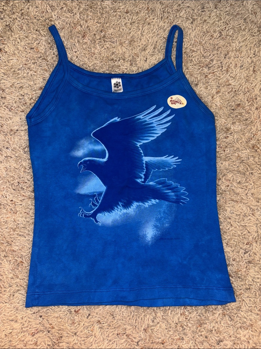 The Mountain Blue Eagle Graphic Tank Top